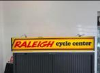 Vintage Raleigh Cycle Center Lichtbak Reclamebord Lamp Signa, Ophalen