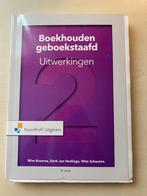 Boekhouden Geboekstaafd 2 - uitwerkingen, Ophalen of Verzenden, Gamma, Gelezen, MBO