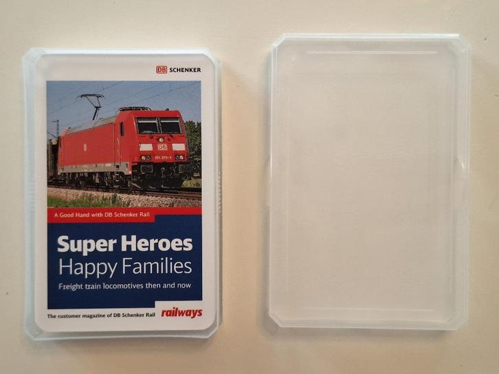 Kwartetspel DB Schenker met locomotieven, Verzamelen, Speelkaarten, Jokers en Kwartetten, Zo goed als nieuw, Kwartet(ten), Ophalen of Verzenden
