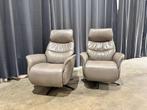 Himola set elektrische relaxfauteuils, Minder dan 50 cm, Ophalen of Verzenden, Zo goed als nieuw, Leer