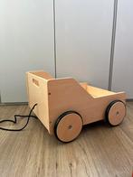 Houten trek karretje van de hema, Kinderen en Baby's, Speelgoed | Houten speelgoed, Ophalen of Verzenden