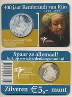 Nederland 5 euro 2006 Rembrandt  in coincard, Postzegels en Munten, Munten | Nederland, Zilver, Euro's, Ophalen of Verzenden, Losse munt