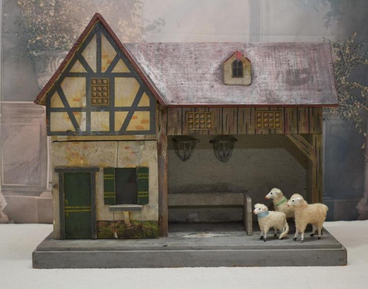 Oude Houten Boerderij. "Uit Aletta's Tijd"( Optie), Antiek en Kunst, Antiek | Woonaccessoires, Ophalen of Verzenden
