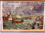 Historische schoolplaat Willem III bij Brixham, Ophalen of Verzenden, Geschiedenis
