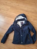 Winterjas maat M, Hollister, donker blauw, Maat 38/40 (M), Blauw, Ophalen of Verzenden, Gedragen