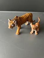 Schleich Tijger en welp, Ophalen of Verzenden, Wild dier