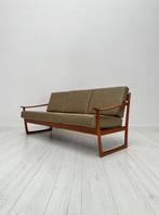 Vintage Deens Peter Hvidt FD 130 3 Zit Bank Design Teak 60s, Huis en Inrichting, Hout, Minder dan 75 cm, 150 tot 200 cm, Driepersoons