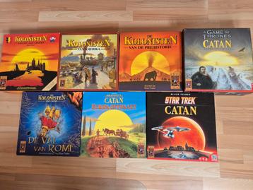 Diverse stand-alone uitgaves van De Kolonisten van Catan  beschikbaar voor biedingen