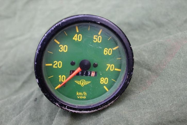 Zündapp 80 Km VDO kilometer teller 1977, Fietsen en Brommers, Brommeronderdelen | Oldtimers, Gebruikt, Overige merken, Overige typen
