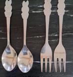 Nijntje bestek (lepel en vork), Gebruikt, Ophalen of Verzenden, Rvs of Chroom, Vaatwasserbestendig