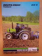 Folder Deutz Fahr trekkers DX 4, Nederlandstalig, Ophalen of Verzenden, Gelezen, Tractor en Landbouw