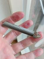 grote zilveren broche met boulder opaal en 14k goud, Sieraden, Tassen en Uiterlijk, Antieke sieraden, Ophalen of Verzenden, Zilver