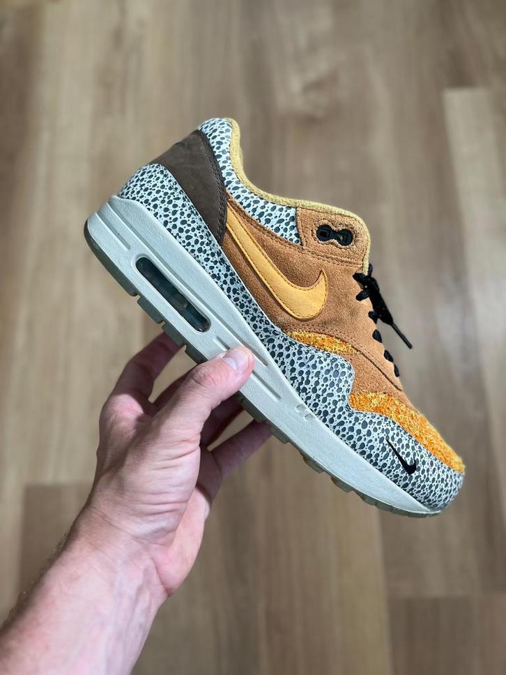 Nike Air Max 1 Atmos Safari QS 42, Kleding | Heren, Schoenen, Zo goed als nieuw, Sneakers of Gympen, Overige kleuren, Ophalen of Verzenden