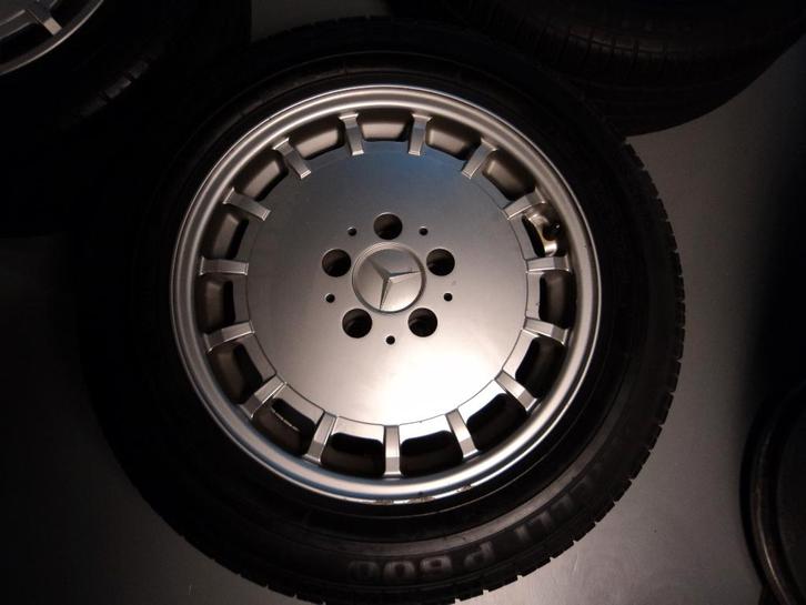 orgineel mercedes gullydeckel velgen 16 inch et34 r129 w201, Auto-onderdelen, Banden en Velgen, Velg(en), All Season, 16 inch