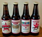 4 oude volle flessen bier Heineken 1995 collector's item, Ophalen of Verzenden, Zo goed als nieuw, Flesje(s), Heineken
