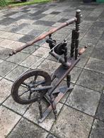 Spinnenwiel van hout, Hobby en Vrije tijd, Spinnewielen en Spinnen, Ophalen, Gebruikt