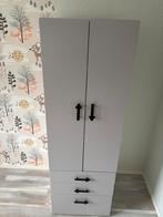 IKEA SMÅSTAD / PLATSA Kledingkast, wit grijs/met 3 lades, Ophalen, Zo goed als nieuw, 50 tot 70 cm, 105 cm of meer