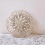 Vintage plafondlamp | plafonniere | Iced glas, Huis en Inrichting, Lampen | Plafondlampen, Ophalen of Verzenden, Zo goed als nieuw