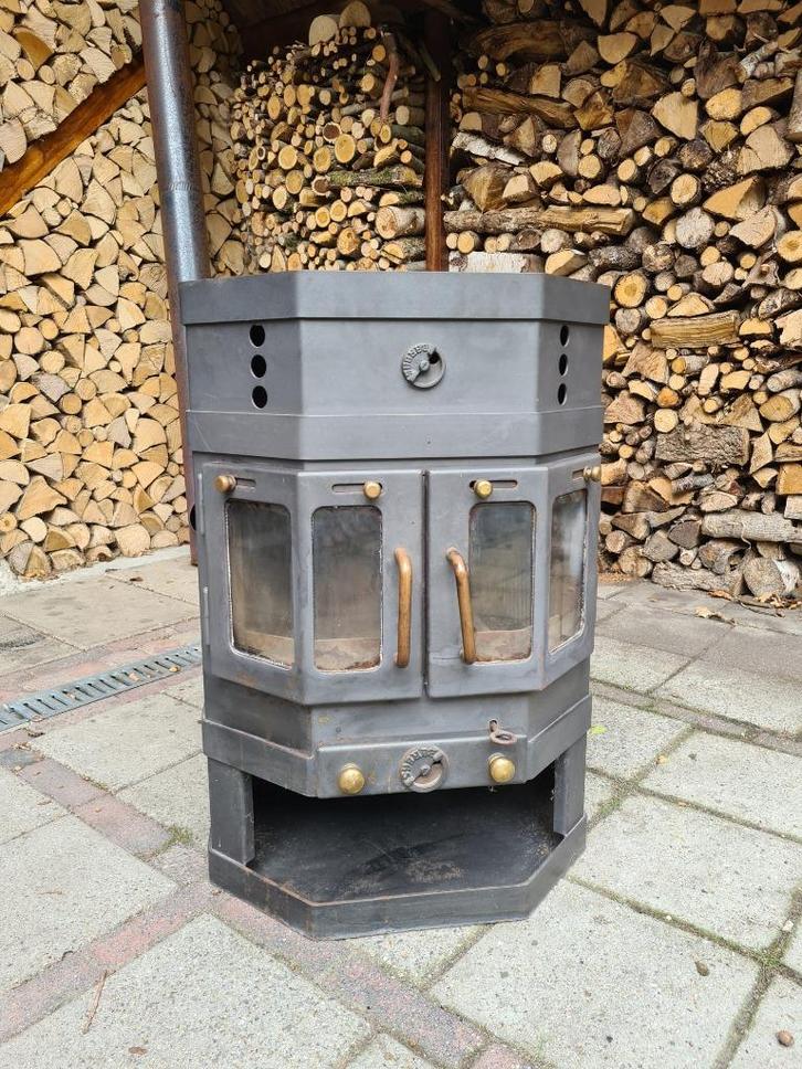 Houtkachel Barbas Hamar 80, Huis en Inrichting, Kachels, Gebruikt, Vrijstaand, Houtkachel, Hout, Ophalen