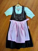 Leuke Dirndl jurk met schort en kettingen, Kleding | Dames, Carnavalskleding en Feestkleding, Maat 38/40 (M), Ophalen of Verzenden