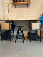 2x IKEA Enhet Keukenkast Onderstel Zwart + OSB Plaat, Ophalen, Zo goed als nieuw