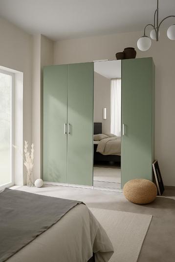 Ikea Pax kasten Reinsvoll Spiegel Grijsgroen 200x236 - afbeelding 1