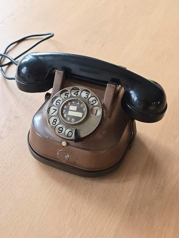 Antieke koperen RTT 56B Bell Telephone Manufacturing Company beschikbaar voor biedingen