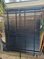 3 x Houten Luxaflex 150x180cm en 110x180cm en 140cmx180cm., Huis en Inrichting, Ophalen, Gebruikt, 100 tot 150 cm, Bruin