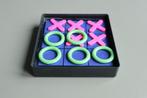 boter kaas eieren spel kruisje rondje plastic groen roze, Een of twee spelers, Ophalen of Verzenden, Gebruikt