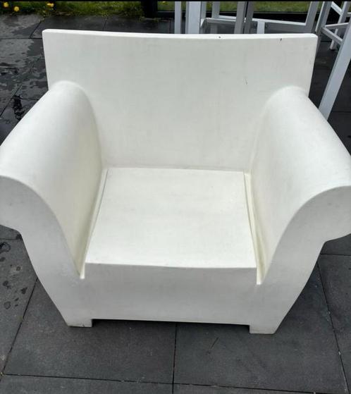 Twee Bubble Club Fauteuils Kartell kleur wit, Tuin en Terras, Tuinstoelen, Zo goed als nieuw, Kunststof, Ophalen