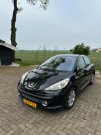 Peugeot 207 1.6 16V 109pk 5DRS 2007 Zwart, Auto's, Voorwielaandrijving, Zwart, Zwart, Handgeschakeld