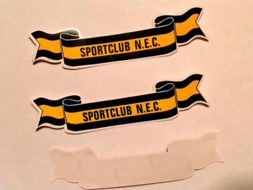 Sportclub NEC N.E.C. vintage voetbal club sticker banner  beschikbaar voor biedingen