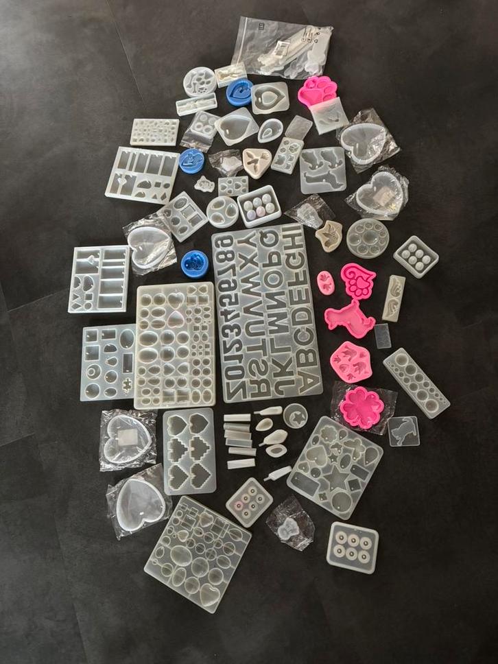 Silicone mallen pakket, Hobby en Vrije tijd, Overige Hobby en Vrije tijd, Zo goed als nieuw, Ophalen of Verzenden
