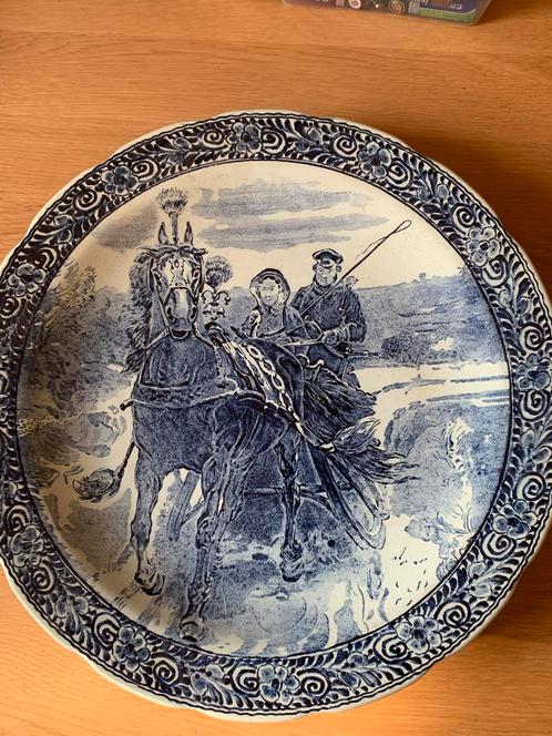 2 Delfts Blauwe Wandborden, Antiek en Kunst, Antiek | Wandborden en Tegels, Ophalen
