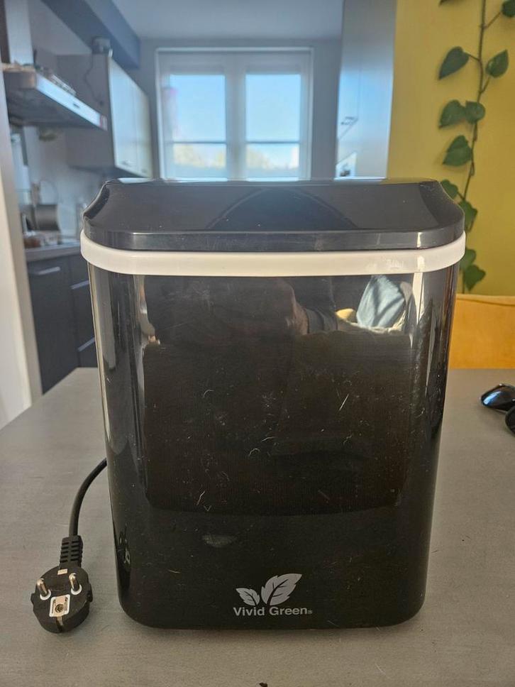 Vivid Green Ijsblokjesmachine - Compact en Efficiënt, Witgoed en Apparatuur, IJsmachines, Gebruikt, Zelfvriezend, Ophalen of Verzenden