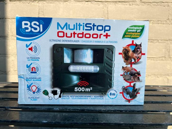 Dieren-/ongedierteverjager Ecologisch, dus zonder gif, Tuin en Terras, Bestrijdingsmiddelen, Gebruikt, Ongediertebestrijding, Ophalen of Verzenden