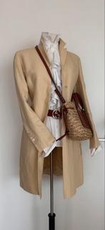 Pauw maat 1 linnen vanille kleurige lange blazer jas, Kleding | Dames, Ophalen of Verzenden