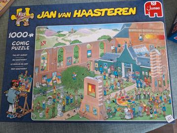 De kunstmarkt jan van haasteren puzzel beschikbaar voor biedingen