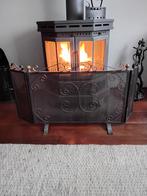 Haardscherm, vonkenscherm, Huis en Inrichting, Haarden, Ophalen, Gebruikt, Vrijstaande haard, Houthaard