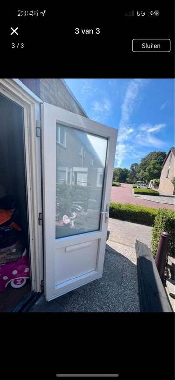 Kunststof Buitendeur met HR++ Glas beschikbaar voor biedingen