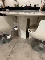 Grote design eettafel, Huis en Inrichting, Tafels | Eettafels, Ophalen, Zo goed als nieuw, Rond, 100 tot 150 cm