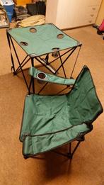 Campingstoel en tafel. Opvouwbaar., Ophalen of Verzenden, Zo goed als nieuw, Campingstoel