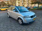 Audi A2 1.4 Airco Panoramadak, Voorwielaandrijving, Stof, Gebruikt, Zwart