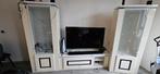 Witte hoogglans vitrinekast + dressoir - 3 jaar oud, Huis en Inrichting, Ophalen of Verzenden