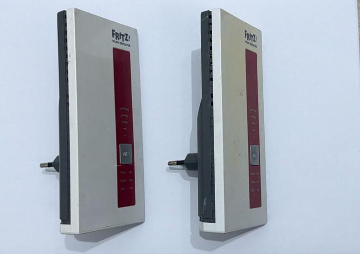 2x Fritz Wlan Repeater 1750e - Draadloos Bereik Vergroten, Computers en Software, WiFi-versterkers, Gebruikt, Ophalen of Verzenden