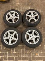 4x98 Alfa Romeo velgen met all season banden., Gebruikt, 15 inch, Banden en Velgen, All Season