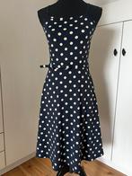Bieuw. Blauwe zomerjurk. Polkadot. King Louie. S, Blauw, Nieuw, Ophalen of Verzenden, Knielengte