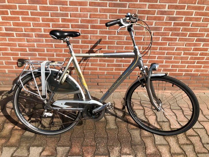 Te koop mooie Gazelle Medeo herenfiets 61cm 24versn, Fietsen en Brommers, Fietsen | Heren | Sportfietsen en Toerfietsen, Gebruikt
