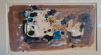 Cobra Stijl Mixed Media Kunstwerk 1959, Ophalen of Verzenden
