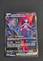 Team Rocket's Mewtwo 231/182 Pokemon Destined Rivals SAR, Ophalen of Verzenden, Zo goed als nieuw, Booster, Foil